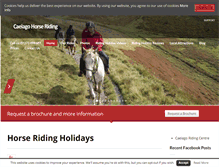 Tablet Screenshot of horseridingholidaysgb.co.uk